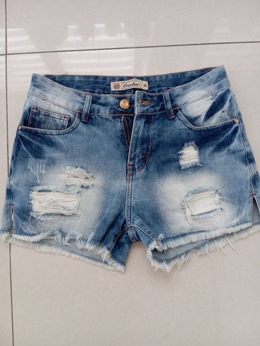 Spodenki dżinsowe damskie 36