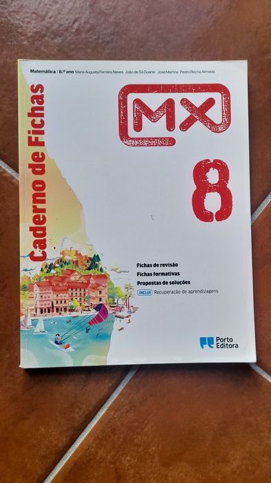 Conjunto 6 Cadernos atividades Matemática °, 8°(2), 9°(2) e 10°