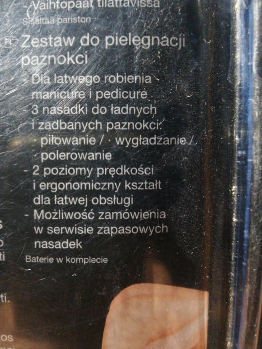 Silver crest zestaw do pielęgnacji paznokci