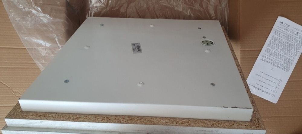 Plafon "Argon" Tequila 1509 50 x 50 cm postarzane drewno mleczne szkło