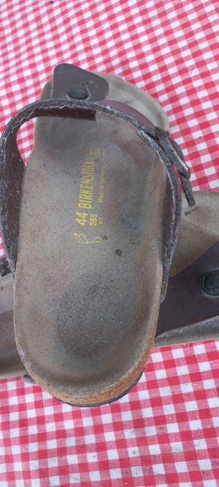 Birkenstock klapki skórzane