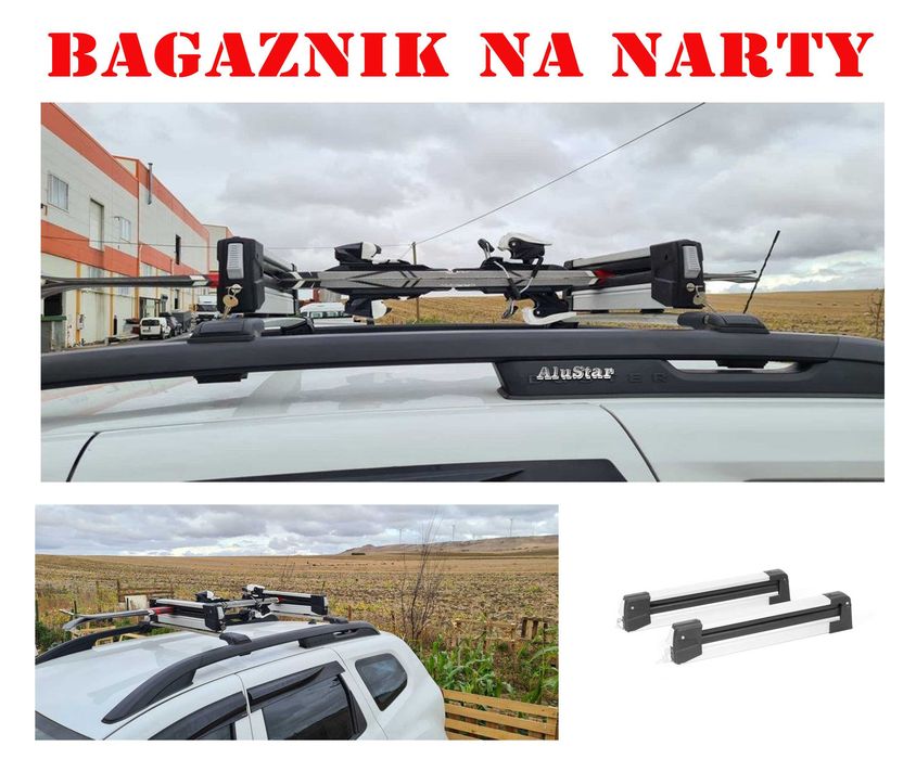 Bagaznik Dachowy na Deske / Narty + na kluczyk