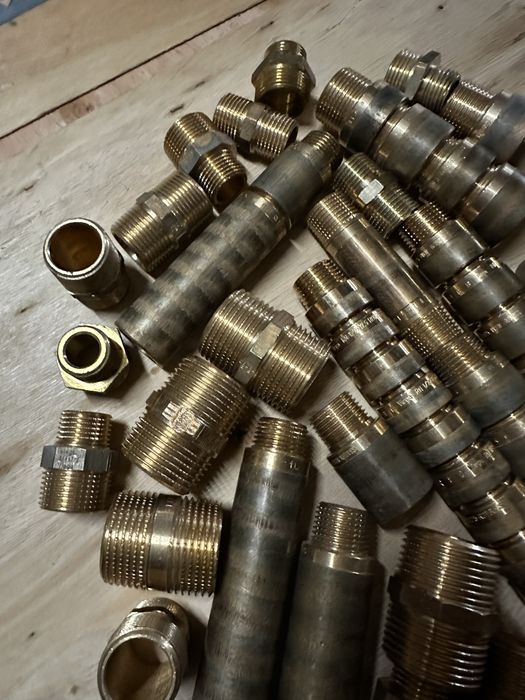Przedłużki mosiężne hydrauliczne