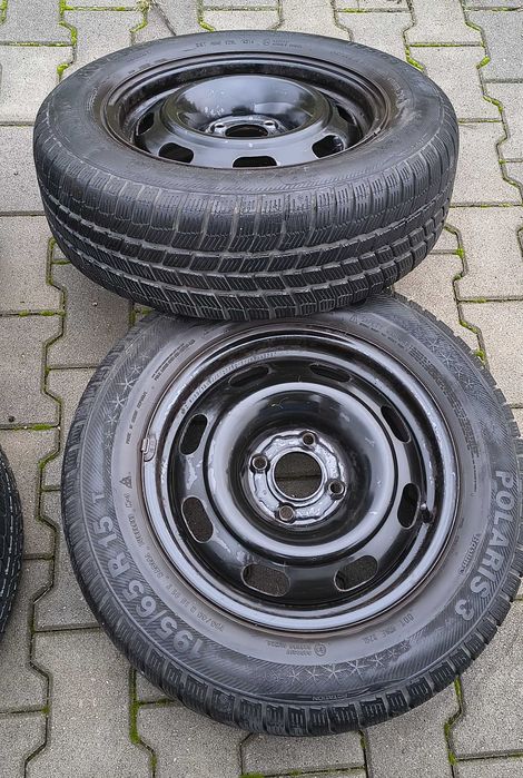 Felgi stalowe R15 4x108 ET27 + opony zimowe Wrocław Psie Pole • OLX.pl