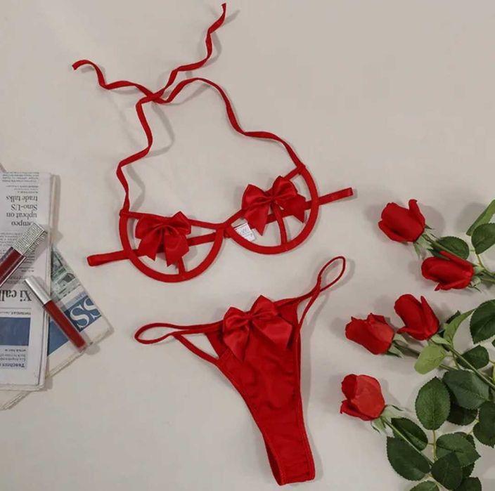 Эротическое нижнее белье, комплект,трусы, стринги,лиф еротична білизна