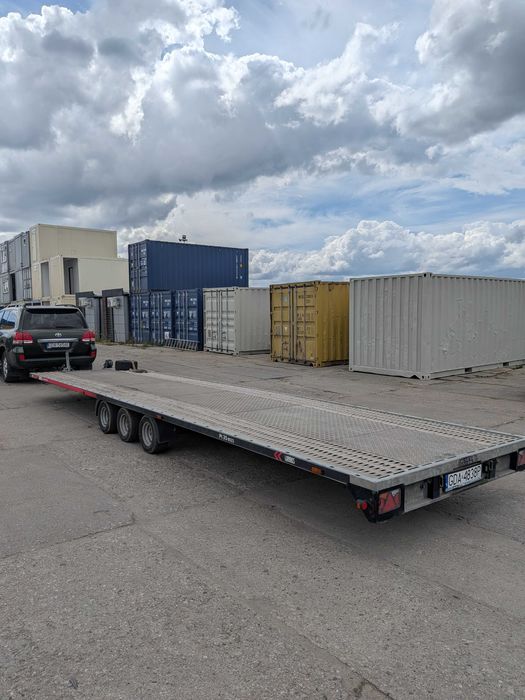 Lorries przyczepa laweta 3 osie niska 8,5 m dł najazdy 2024 rok 3500 kg dmc