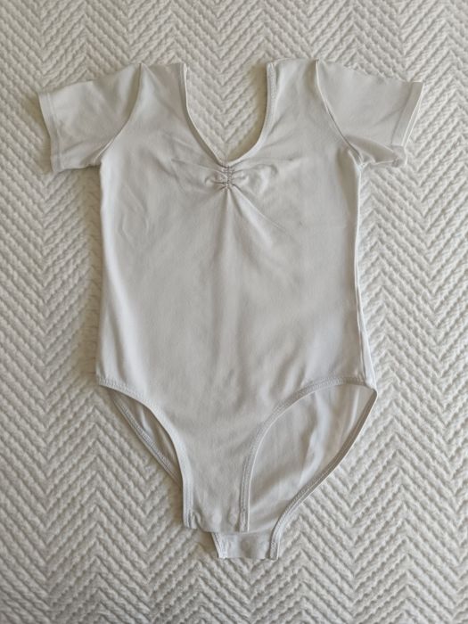 Maillot Ballet com casaco branco 4-5 anos