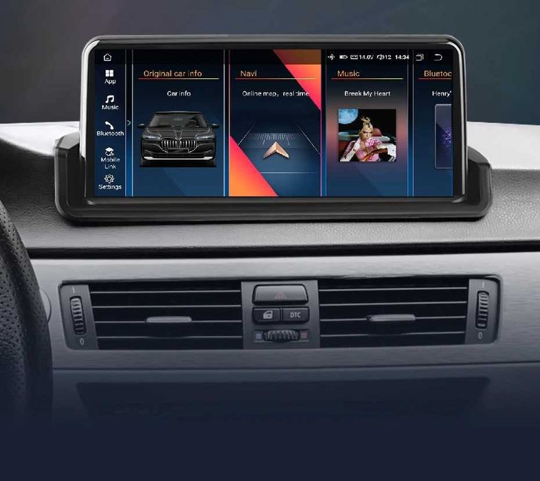 CarPlay Radio FM DAB+ Opcja Android USB MP3 MP4 GPS WiFi 4G BMW E90