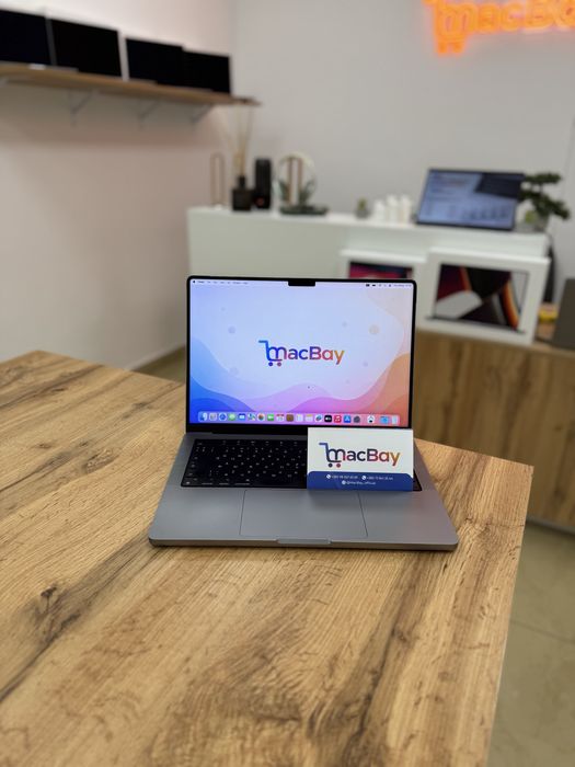 Магазин - 14” 2021 MacBook Pro M1PRO/32GB/512GB SpaceGray Батарея: 100% - Гарантія