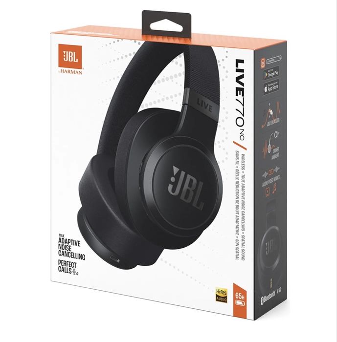 Słuchawki bezprzedwodowe JBL Live 770NC - NOWE