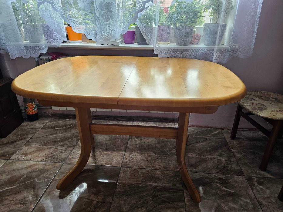 Stół owalny rozkładany jadalnia ,salon , drewniany na 6-8 osób
