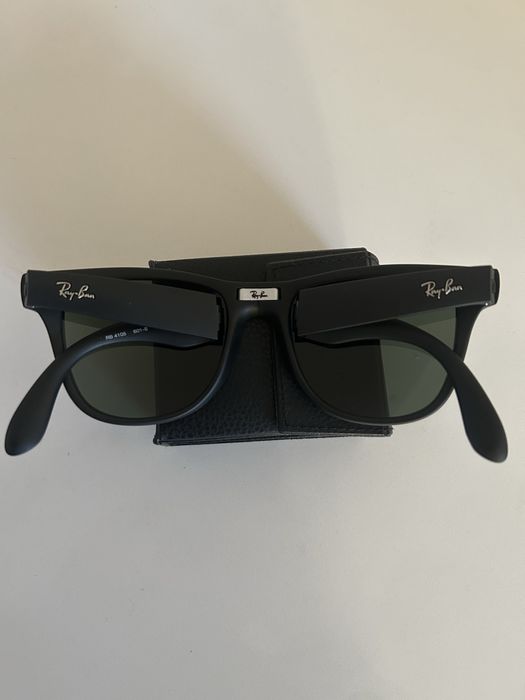 Rayban Foldable Wayfarer Black Matte
