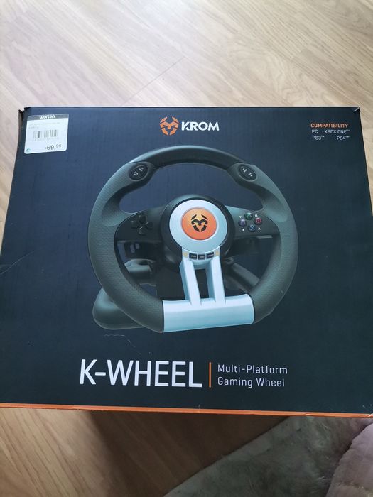 Volante e pedais gaming wheel