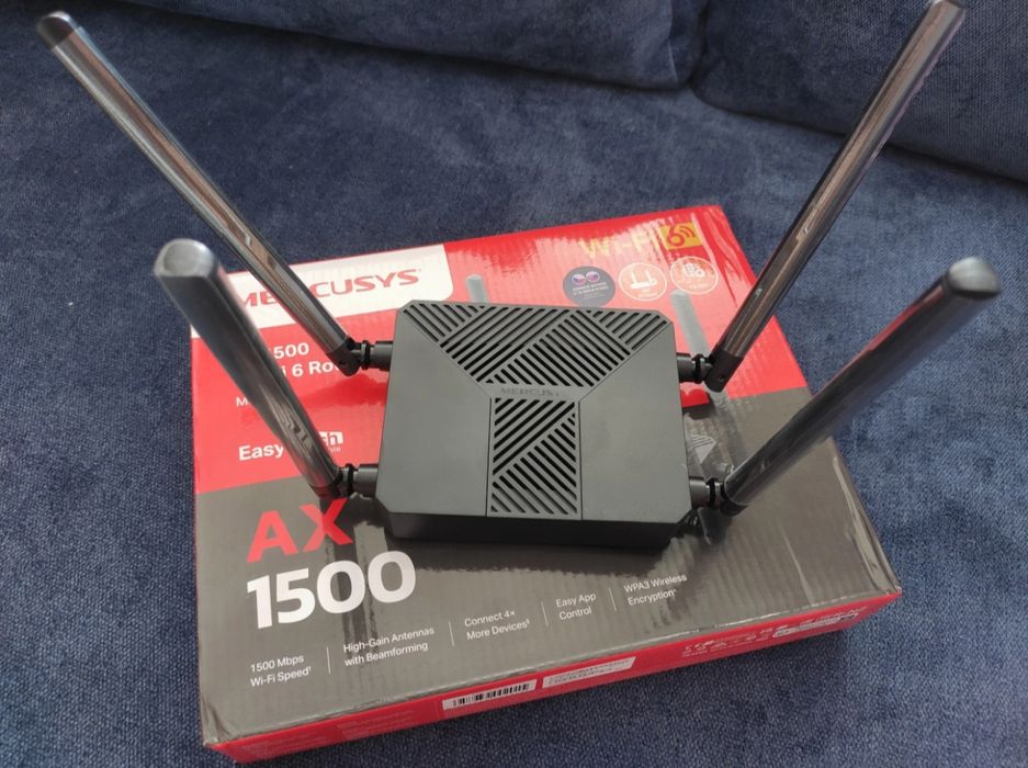 Router bezprzewodowy Mercusys MR62X AX1500 Wi-Fi6