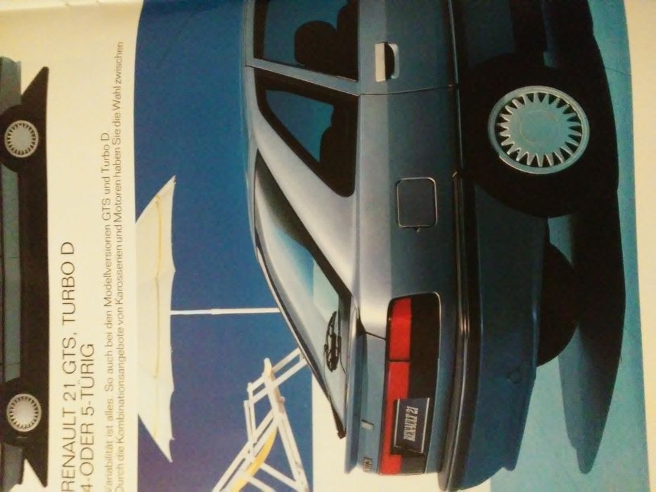 Prospekt samochodowy Renault 21