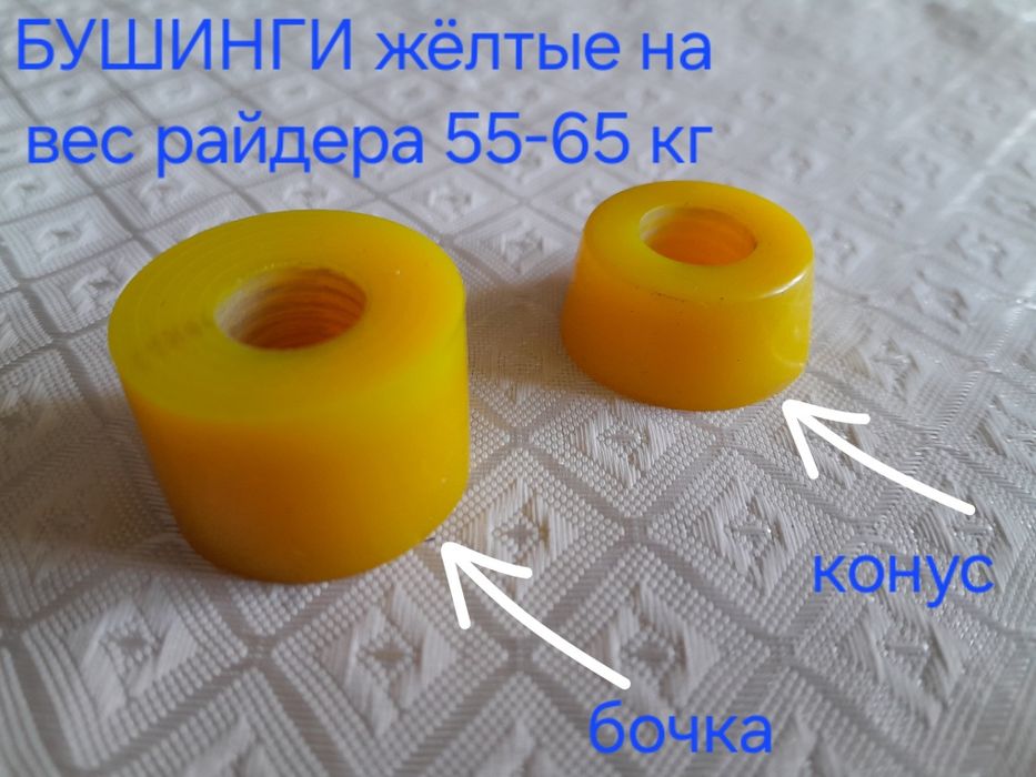 Бочка конус 85а жёлтые yellow бушинги Возможен обмен