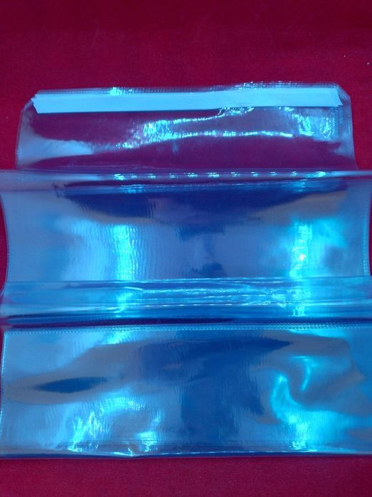 zestaw 5szt transparentne okładki książkowe raylu paper opis 21.6x39