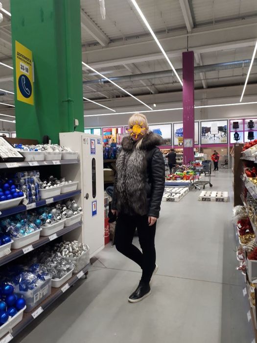 Зимняя, еврозима, кожаная куртка з чорнобуркой 46р, М