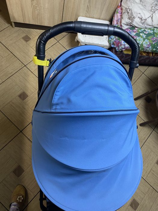 Коляска anex air x + орігінальний дощовик та чохол для ніжок, синя
