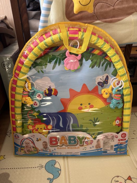 Килимок ігровий дитячий в сумці