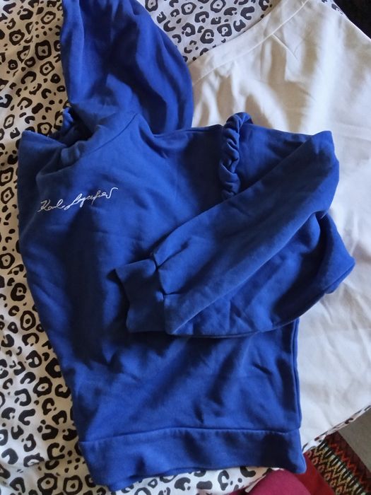 Cropped Sweatshirt Cobalto Karl Lagerfeld