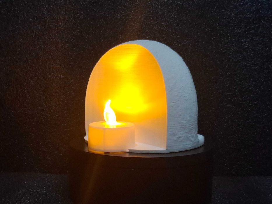 Presépio com lâmpada LED