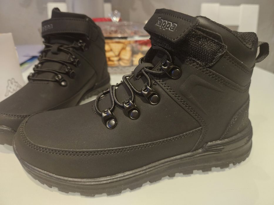 Buty zimowe dla chłopca Kappa czarne rozmiar 34