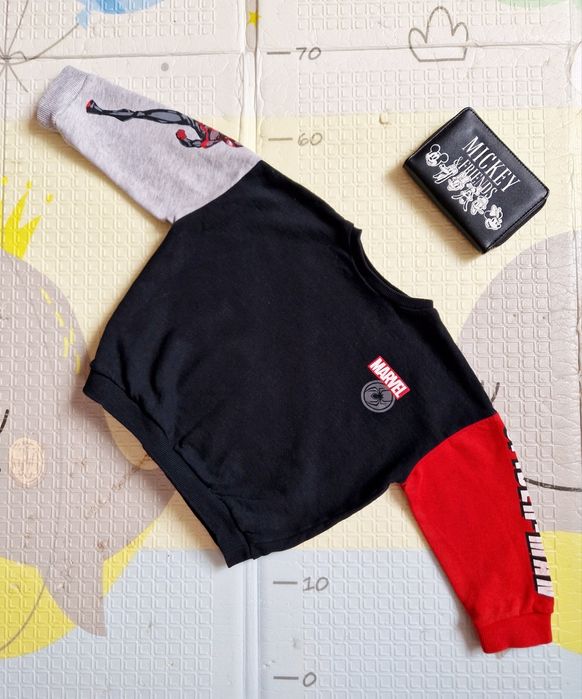 Теплий батнік George Джордж Marvel Spider man 2-3 р хлопчик худі світш