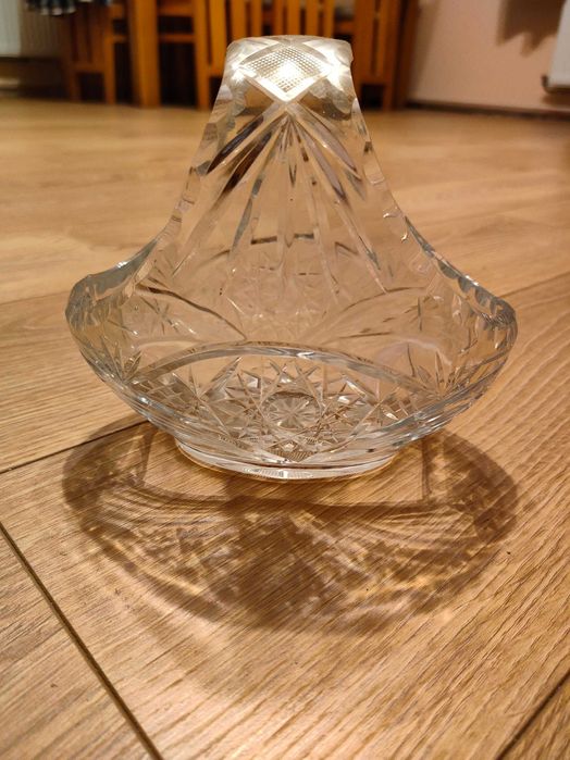 Kryształowy koszyk PRL