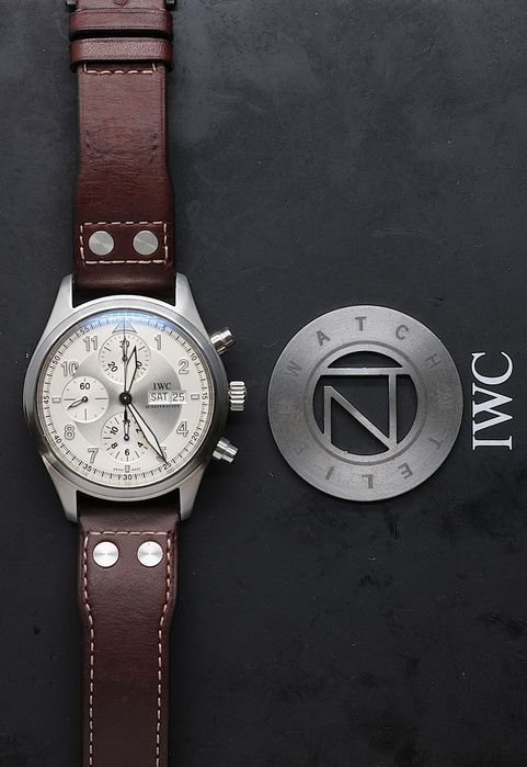 IWC Pilot’s Watch Chronograph Spitfire | Silver Dial | Full Set | FV Marża
