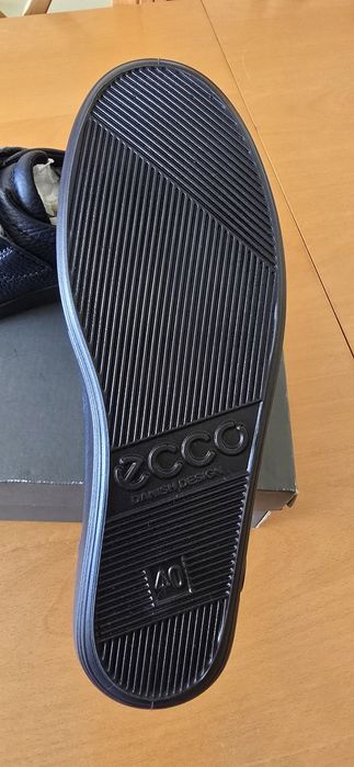ECCO - SOFT,snakersy skórzane,super.
