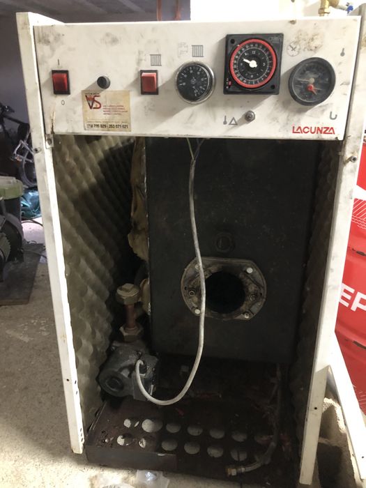 Caldeira a gasoleo sem queimador