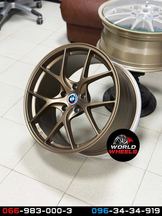 Диски BBS R19 5x120 BMW F30 F32 F10 F11 F01 F06 F25 E46 E90 E92 FlowForming бронза