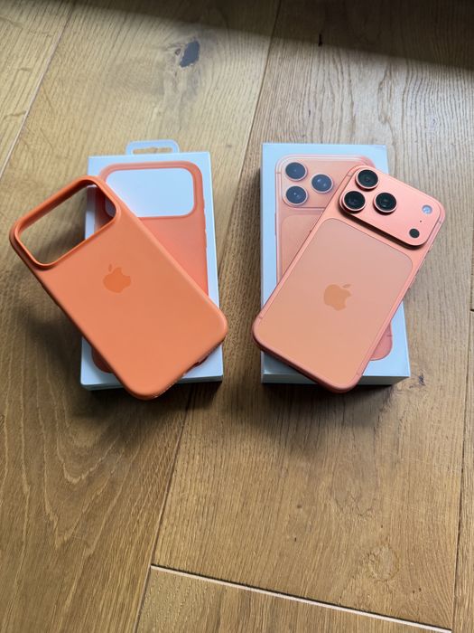 Apple iPhone 17 Pro 256GB Cosmic Orange Sferis + APPLE Silicone Case MagSafe MediaExpert