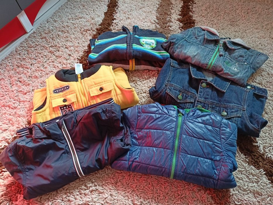 Kurtki h&m, lupilu, jeansowe rozm.98/104