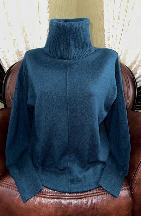 Светр під шийку 50% меріносова вовна 50% кашемір
