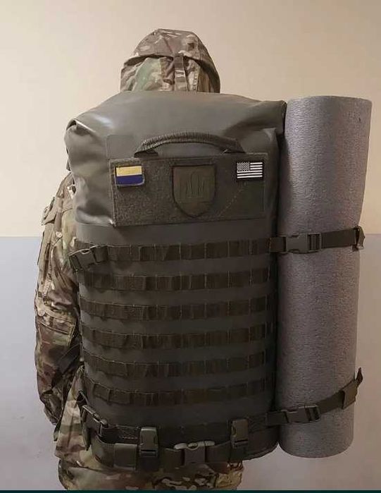 Гермонаплічник тактичний  гермомішок гемомешок герморюкзак - 50 л  ПВХ