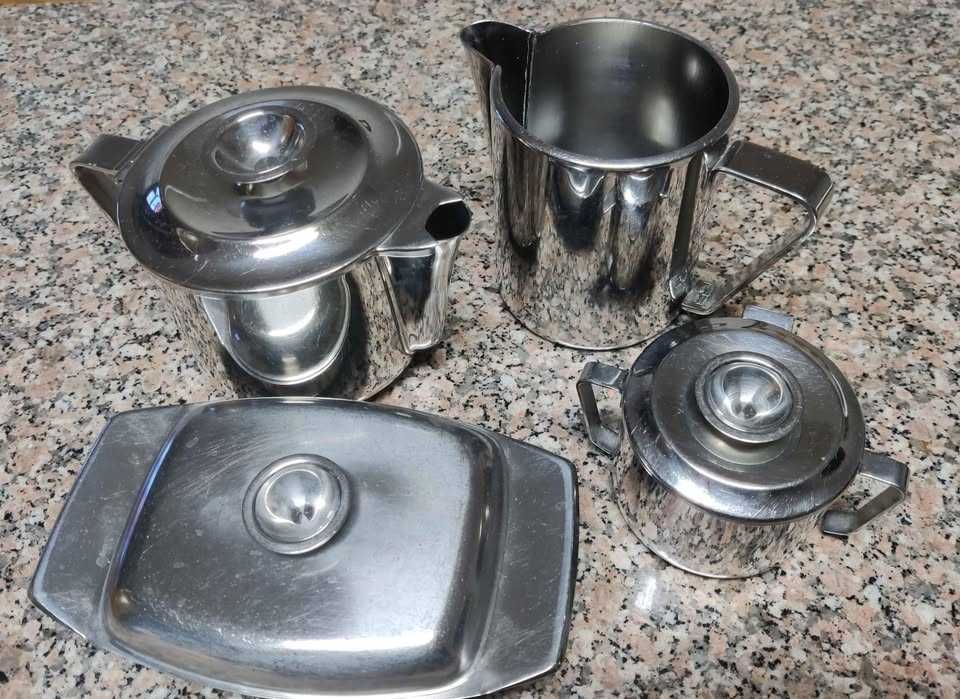 Conjunto de acessórios de cozinha em inox