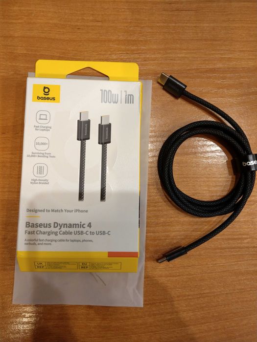 Kabel PD 100 W Baseus dynamic 4 typu C do USB typu C