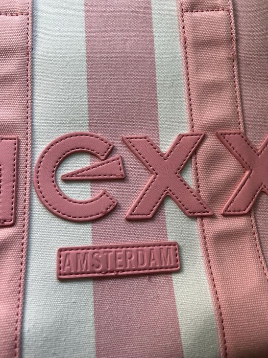 Torebka Mexx różowo biała