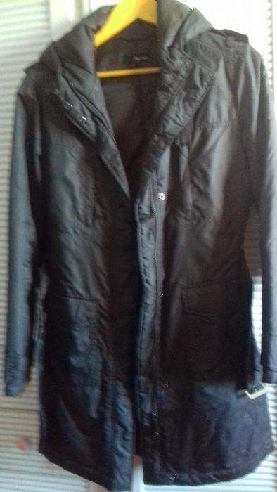 Casaco castanho impermeável