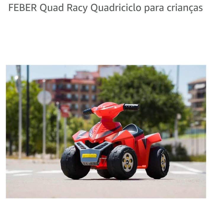 Quadriciclo Feber vermelho
