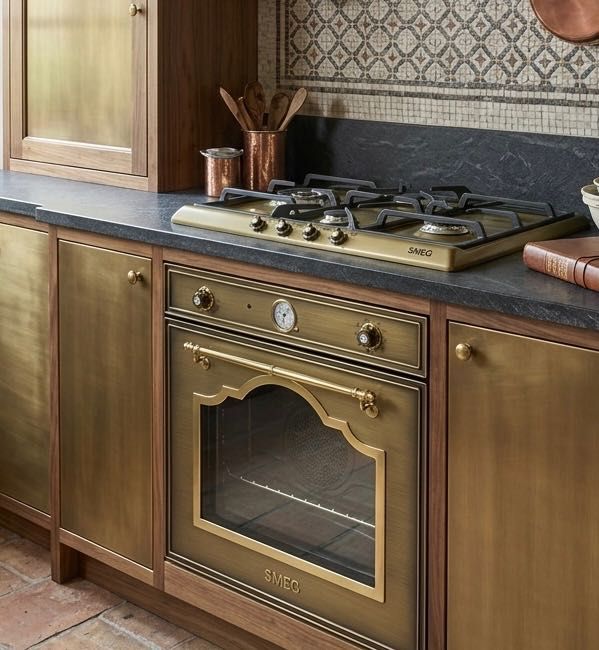 Smeg газова варильна поверхня + електрична духова шафа (духовка) | Новий комплект
