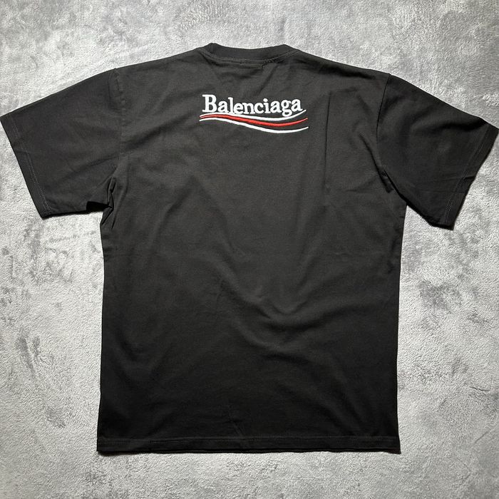 Футболка balenciaga вишите лого S M