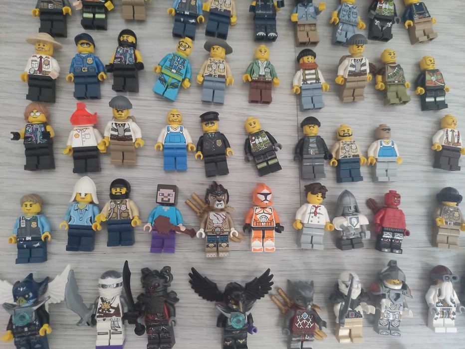 Zestaw 59 minifigurek LEGO Mix: Star Wars, Chima, Ninjago, City