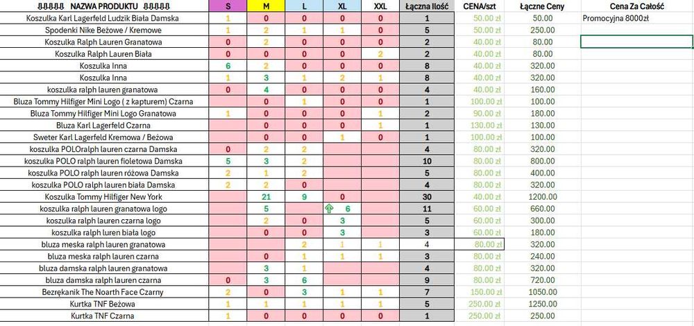 Zestaw  koszulek Ralph Lauren i Tommy Hilfiger