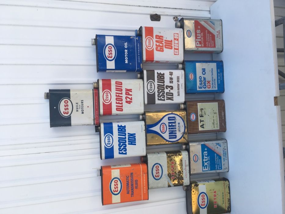 latas oleo Esso