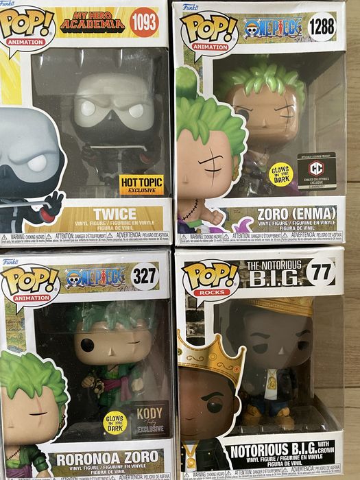 Великий лот Funko Pop 16 шт One Piece The Office My Hero Academia Exclusive