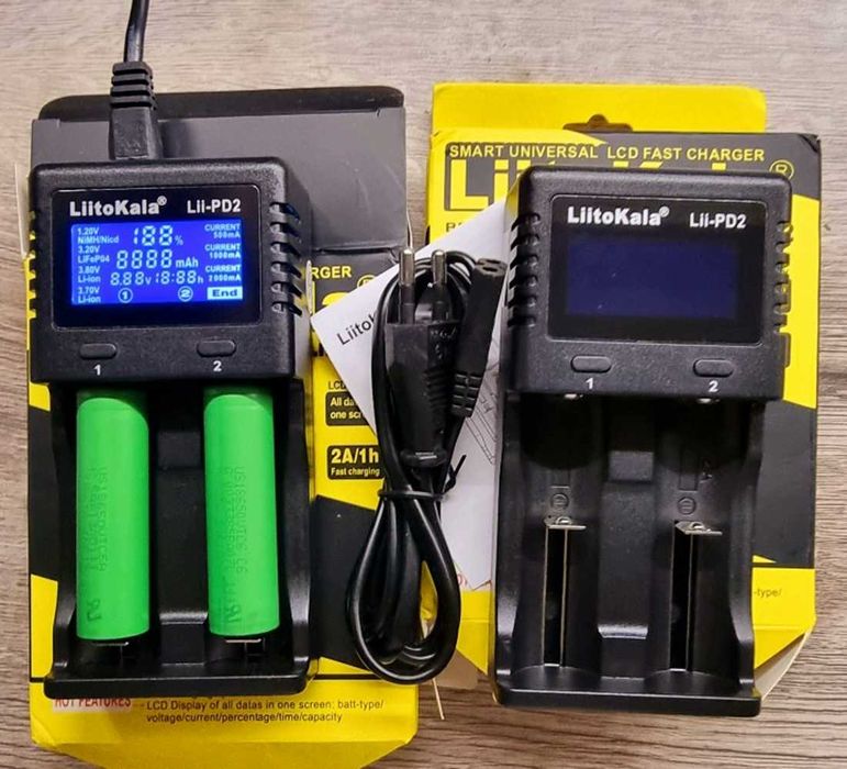 Крутое универсальное зарядное устройство Original LiitoKala Lii-PD2