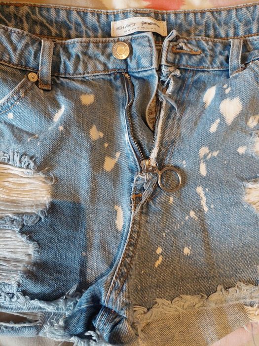 Calções de ganga stradivarius